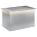 Jardinieră de grădină cu LED Argintiu 50 x 80 x 48 cm - WALTI WALTI