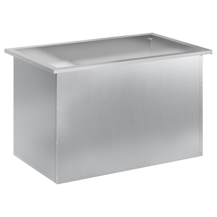 Jardinieră de grădină cu LED Argintiu 50 x 80 x 48 cm - WALTI WALTI