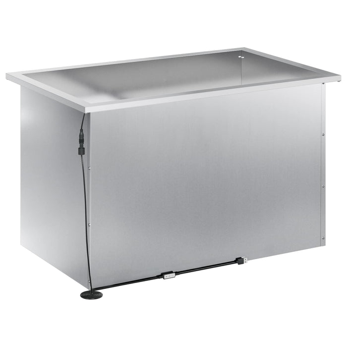Jardinieră de grădină cu LED Argintiu 50 x 80 x 48 cm - WALTI WALTI