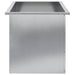 Jardinieră de grădină cu LED Argintiu 50 x 80 x 48 cm - WALTI WALTI