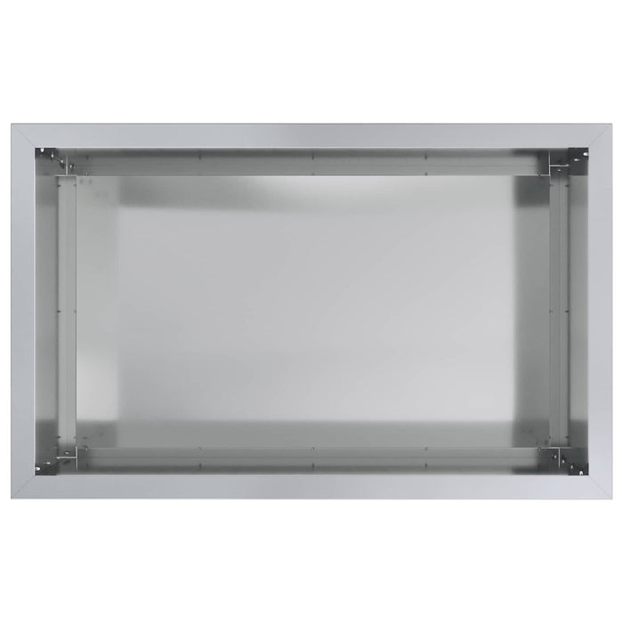 Jardinieră de grădină cu LED Argintiu 50 x 80 x 48 cm - WALTI WALTI