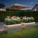 Jardinieră de grădină cu LED 2 buc. Argintiu 50 x 80 x 48 cm - WALTI WALTI