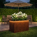 Jardinieră de grădină cu LED Ruginit 50 x 80 x 48 cm - WALTI WALTI
