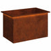 Jardinieră de grădină cu LED Ruginit 50 x 80 x 48 cm - WALTI WALTI