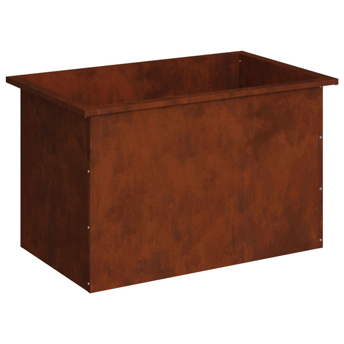 Jardinieră de grădină cu LED Ruginit 50 x 80 x 48 cm - WALTI WALTI