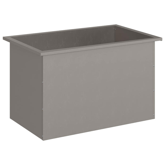 Jardinieră de grădină cu LED Ruginit 50 x 80 x 48 cm - WALTI WALTI