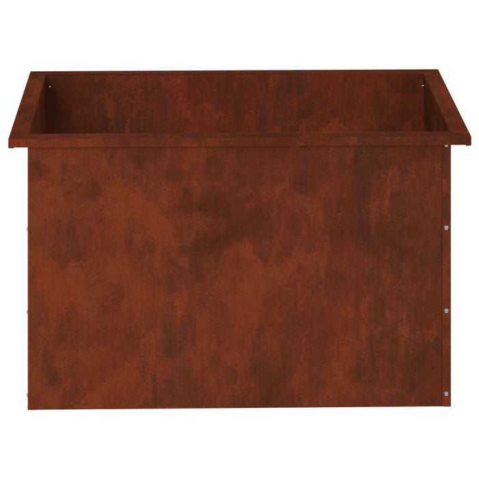 Jardinieră de grădină cu LED Ruginit 50 x 80 x 48 cm - WALTI WALTI