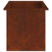 Jardinieră de grădină cu LED Ruginit 50 x 80 x 48 cm - WALTI WALTI