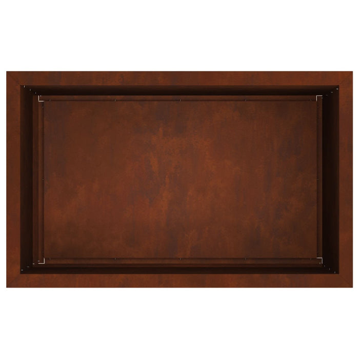 Jardinieră de grădină cu LED Ruginit 50 x 80 x 48 cm - WALTI WALTI