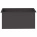 Jardinieră de grădină cu LED 2 buc. Negru 50 x 100 x 48 cm Oțel - WALTI WALTI