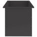 Jardinieră de grădină cu LED 2 buc. Negru 50 x 100 x 48 cm Oțel - WALTI WALTI