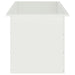 Jardinieră de grădină cu LED Alb 50 x 100 x 48 cm Oțel - WALTI WALTI