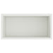 Jardinieră de grădină cu LED 2 buc. Alb 50 x 100 x 48 cm Oțel - WALTI WALTI