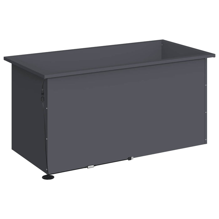 Jardinieră de grădină cu LED 2 buc. Antracit 50 x 100 x 48 cm WALTI