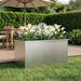 Jardinieră de grădină cu LED Argintiu 50 x 100 x 48 cm - WALTI WALTI