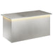 Jardinieră de grădină cu LED Argintiu 50 x 100 x 48 cm - WALTI WALTI