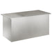 Jardinieră de grădină cu LED Argintiu 50 x 100 x 48 cm - WALTI WALTI