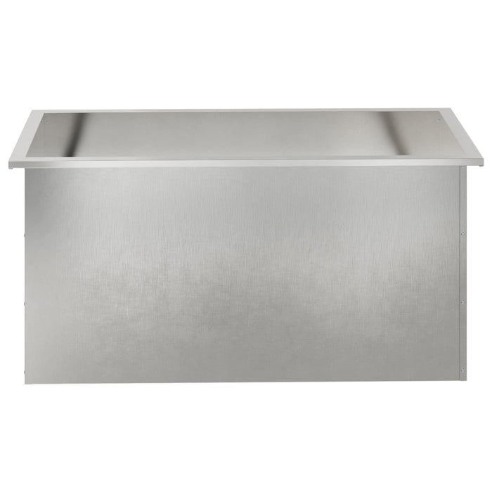 Jardinieră de grădină cu LED Argintiu 50 x 100 x 48 cm - WALTI WALTI