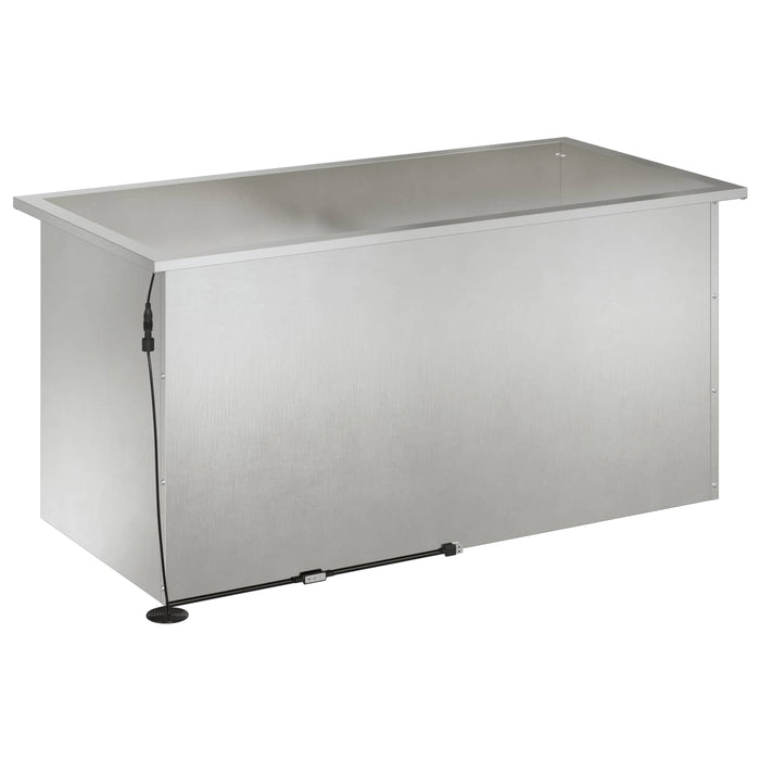 Jardinieră de grădină cu LED 2 buc. Argintiu 50 x 100 x 48 cm - WALTI WALTI