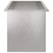Jardinieră de grădină cu LED 2 buc. Argintiu 50 x 100 x 48 cm - WALTI WALTI