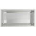 Jardinieră de grădină cu LED 2 buc. Argintiu 50 x 100 x 48 cm - WALTI WALTI