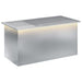 Jardinieră de grădină cu LED Argintiu 50 x 100 x 48 cm - WALTI WALTI
