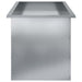 Jardinieră de grădină cu LED Argintiu 50 x 100 x 48 cm - WALTI WALTI