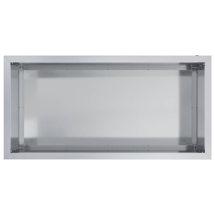 Jardinieră de grădină cu LED Argintiu 50 x 100 x 48 cm - WALTI WALTI