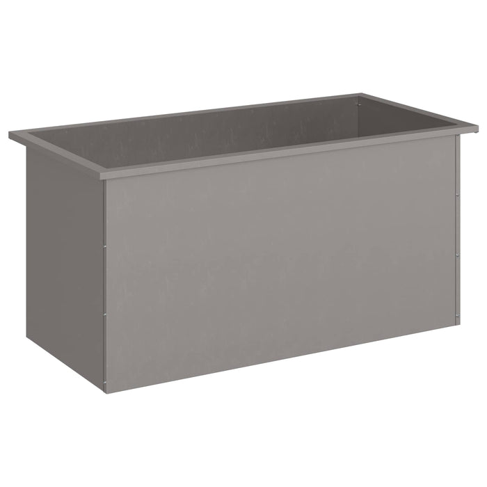 Jardinieră de grădină cu LED Ruginit 50 x 100 x 48 cm WALTI