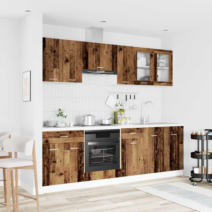 Unitate de bucătărie Lyon 8 pcs Lemn compozit WALTI