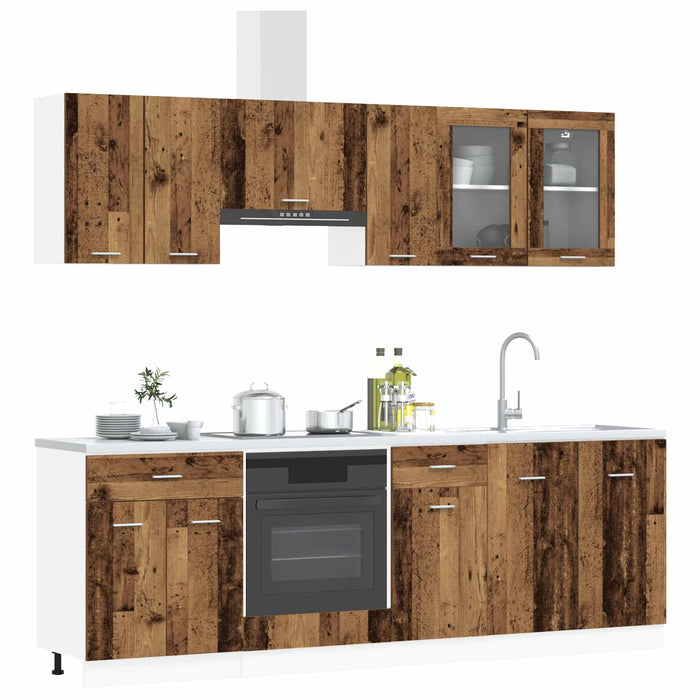 Unitate de bucătărie Lyon 8 pcs Lemn compozit WALTI