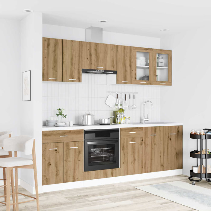 Unitate de bucătărie Lyon 8 pcs Lemn compozit WALTI