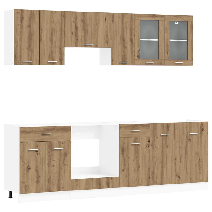 Unitate de bucătărie Lyon 8 pcs Lemn compozit WALTI
