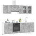 Set de dulapuri de bucătărie Lyon 8 pcs 240 x 46 x 81,5 cm - WALTI WALTI
