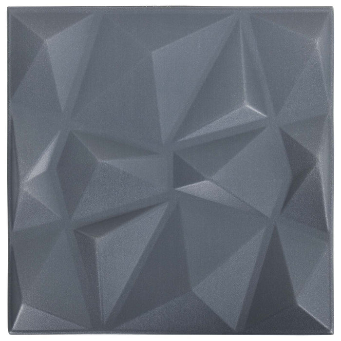 Panouri de perete 48 pcs Gri Diamond 50 x 50 cm Spumă XPS - WALTI WALTI