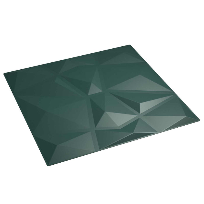 Panouri de perete 24 pcs Verde 50 x 50 cm Spumă XPS - WALTI WALTI