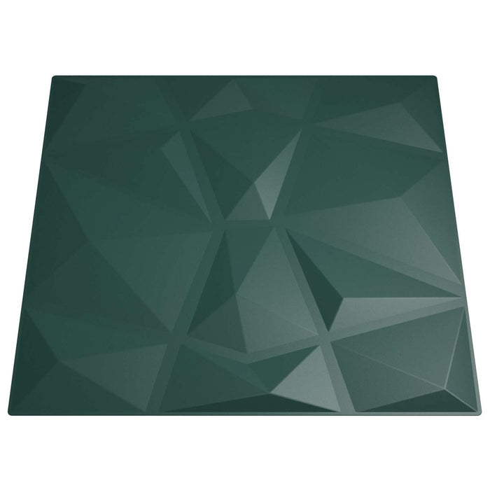Panouri de perete 48 pcs Verde 50 x 50 cm Spumă XPS - WALTI WALTI