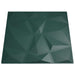Panouri de perete 48 pcs Verde 50 x 50 cm Spumă XPS - WALTI WALTI