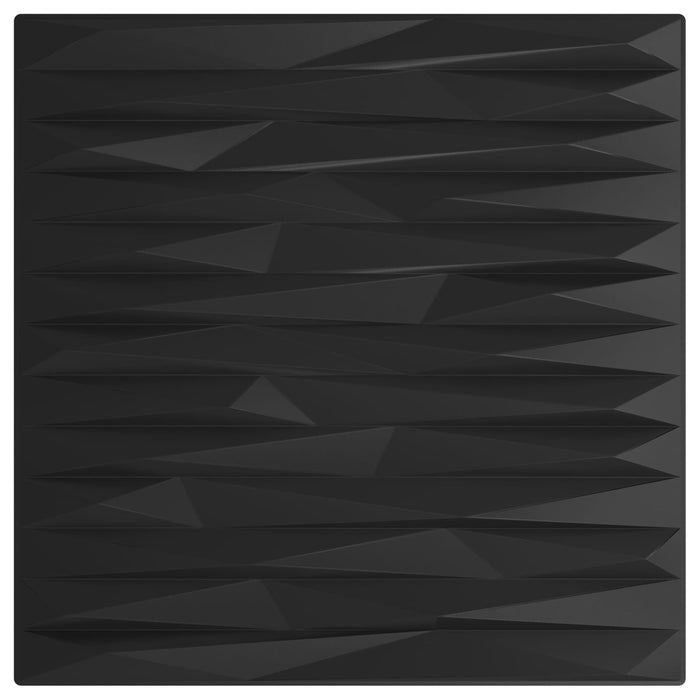 Panouri de perete 12 pcs Piatra Neagră 50 x 50 cm Spumă XPS - WALTI WALTI