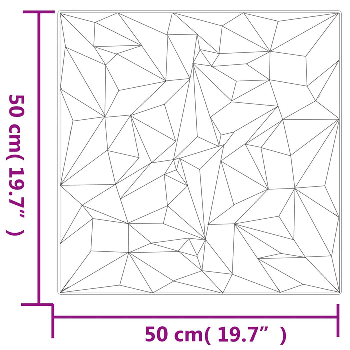 Panouri de perete 24 pcs Alb 50 x 50 cm Spumă XPS - WALTI WALTI
