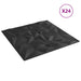 Panouri de perete 24 pcs Negru 50 x 50 cm Spumă XPS - WALTI WALTI