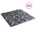 Panouri de perete 24 pcs Gri Amethyst 50 x 50 cm Spumă XPS - WALTI WALTI