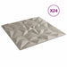 Panouri de perete 24 pcs Beton Amethyst 50 x 50 cm Spumă XPS - WALTI WALTI