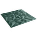 Panouri de perete 12 pcs Verde Amethyst 50 x 50 cm Spumă XPS - WALTI WALTI