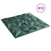 Panouri de perete 12 pcs Verde Amethyst 50 x 50 cm Spumă XPS - WALTI WALTI