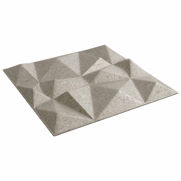 Panouri de perete 12 pcs Beton Diamond 50 x 50 cm Spumă XPS - WALTI WALTI