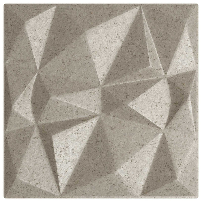 Panouri de perete 12 pcs Beton Diamond 50 x 50 cm Spumă XPS - WALTI WALTI