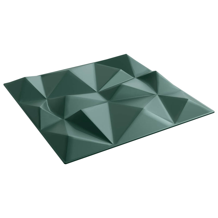 Panouri de perete 12 pcs Verde Diamond 50 x 50 cm Spumă XPS - WALTI WALTI