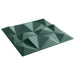 Panouri de perete 12 pcs Verde Diamond 50 x 50 cm Spumă XPS - WALTI WALTI