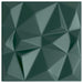 Panouri de perete 12 pcs Verde Diamond 50 x 50 cm Spumă XPS - WALTI WALTI